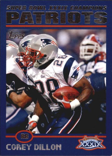 B8347 2005 patriots topps - b8347-,